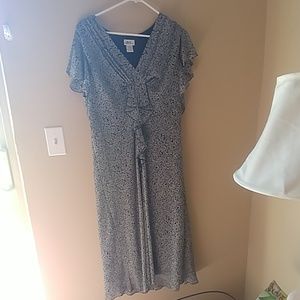 Black/White print dress